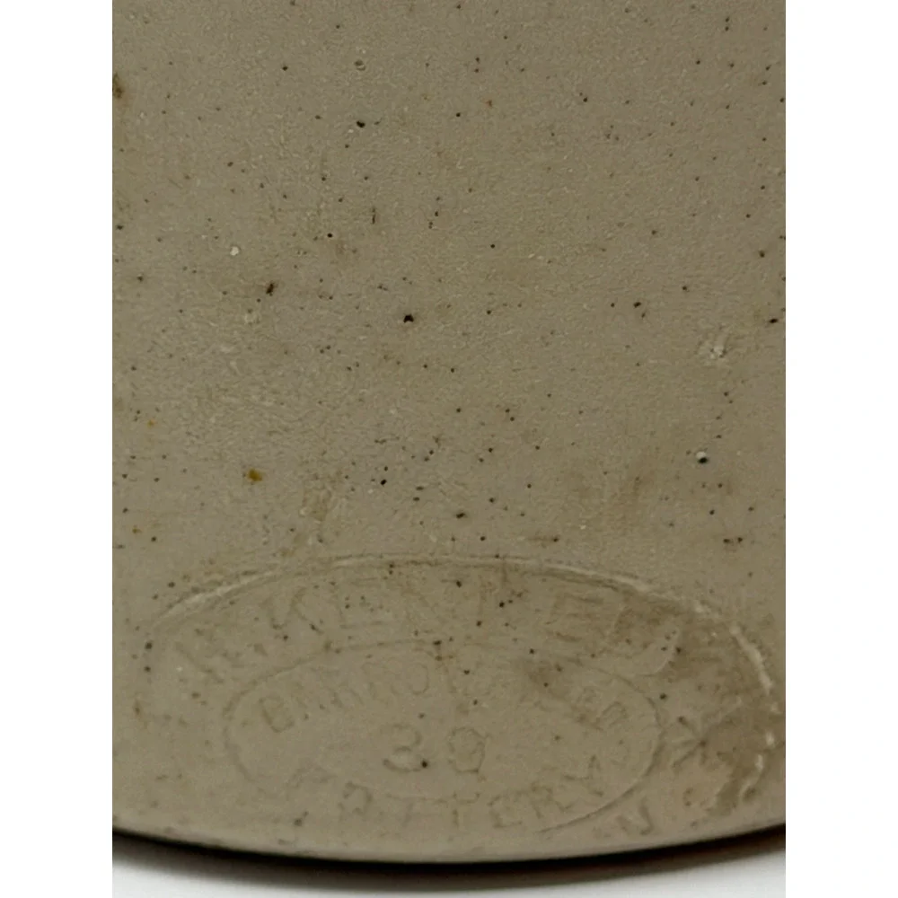 1800s Two Tone Stamp #39 Kennedy Barrowfield Stoneware Ginger Beer Bottle CORK
